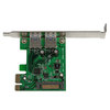 Startech.Com Dual Port 5Gbps USB 3 PCIe Controller Card w/ UASP, 26120310 PEXUSB3S24